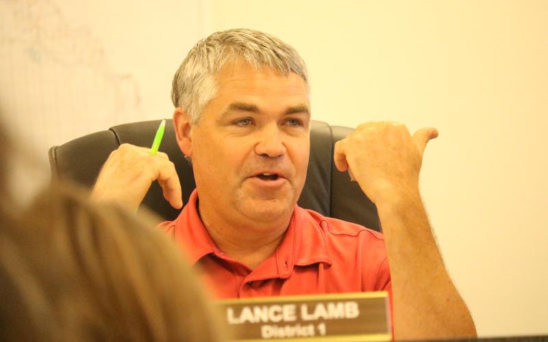 Lafayette County Commissioner Lance Lamb encouraged the Lafayette County Chamber of Commerce to hold Pioneer Day. (JAMIE WACHTER/Lake City Reporter)