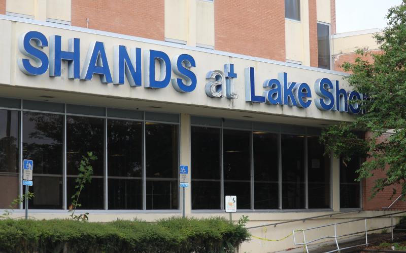 The Lake Shore Hospital Authority agreed Monday to declare the Lake Shore Hospital building as surplus and to give it to Meridian Behavioral Healthcare to utilize for mental health services. (JAMIE WACHTER/Lake City Reporter)