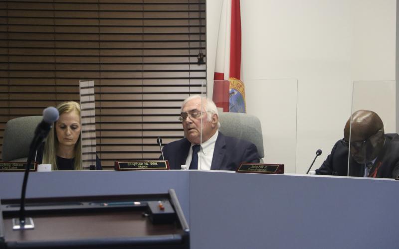 Lake City Mayor Stephen Witt said Tuesday’s Council meeting was the ‘worst meeting we’ve had in a long time.’ (MORGAN MCMULLEN/Lake City Reporter)