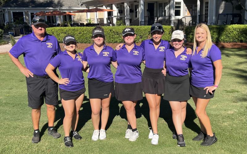 Columbia’s girls golf team placed second at the Jill Darr Memorial on Thursday. (COURTESY)
