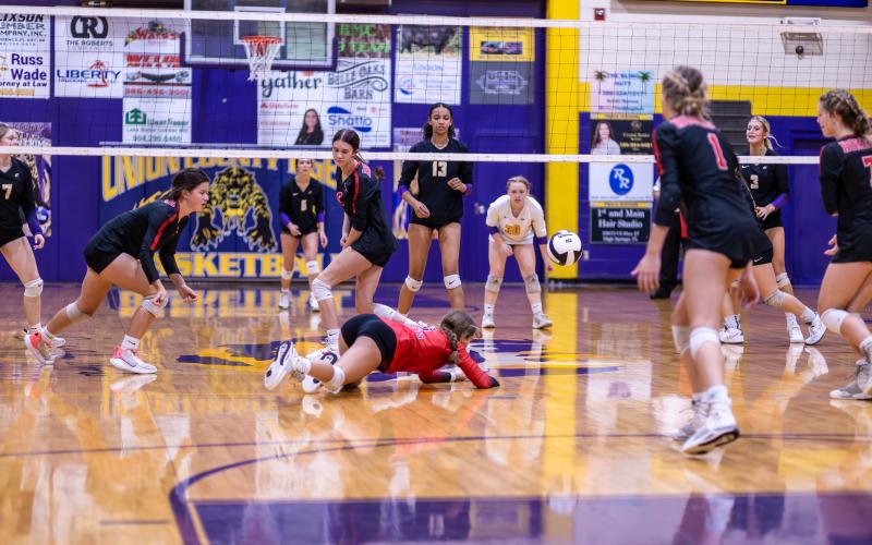 Lafayette fell to Union County in four sets in the Region 3-1A semifinals on Friday night. (JACK HOWDESHELL/Special to the Reporter)