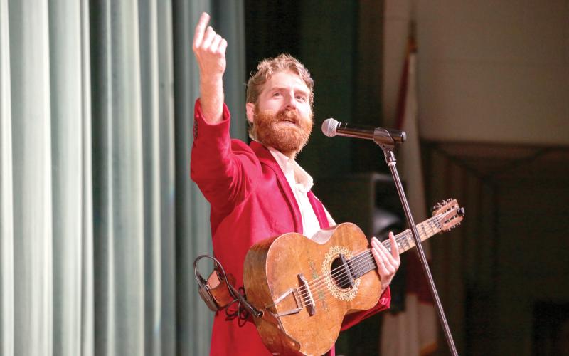 Sean Dietrich, who performed at the Levy Performing Arts Center at Florida Gateway College in 2019, will be back for another show as part of the college’s Campus Vibes: Arts & Music Showcase series next spring. (FILE)
