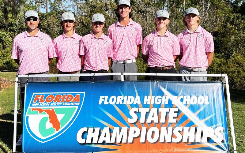 Suwannee’s boys golf team placed 14th at the Class 2A state tournament on Wednesday. (COURTESY)