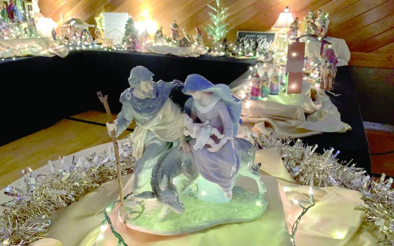 The nativity celebration at The Church of Jesus Christ of Latter-day Saints includes hundreds of unique nativity scenes set up at the church on SW Bascom Norris Drive. (COURTESY)