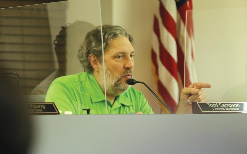 Lake City Councilman Todd Sampson issued his resignation over a new state law requiring more detailed financial reporting by municipal officials. (JAMIE WACHTER/Lake City Reporter)