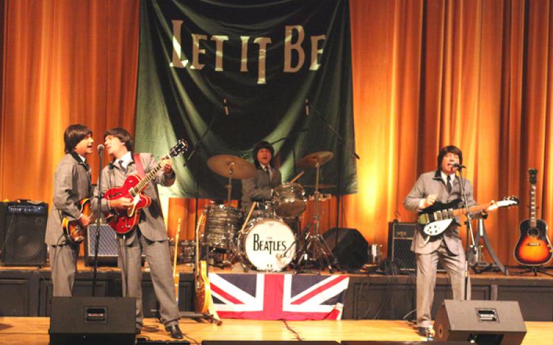 ‘Let it Be: The Beatles Tribute’ band will perform Friday night at the Levy Performing Arts Center on the Florida Gateway College campus. (COURTESY)