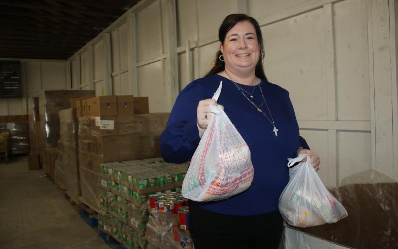 Catholic Charities Lake City Regional Director Shannon Moser said the  organization’s organizers are reaching out to businesses to collect essential food items for those in need. (FILE)