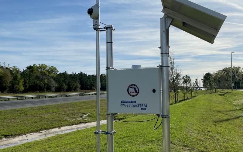 The Florida Department of Transporation recently installed a WeatherStem system on Interstate 10 in Suwannee County. (COURTESY)