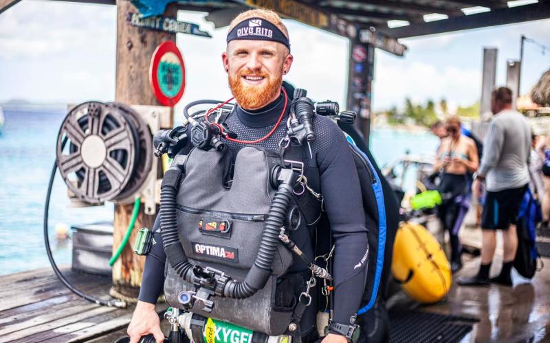 Jared Hires, the general manager of Lake City-based Dive Rite, died Wednesday on a cave dive in Norway. He was 33. (COURTESY)