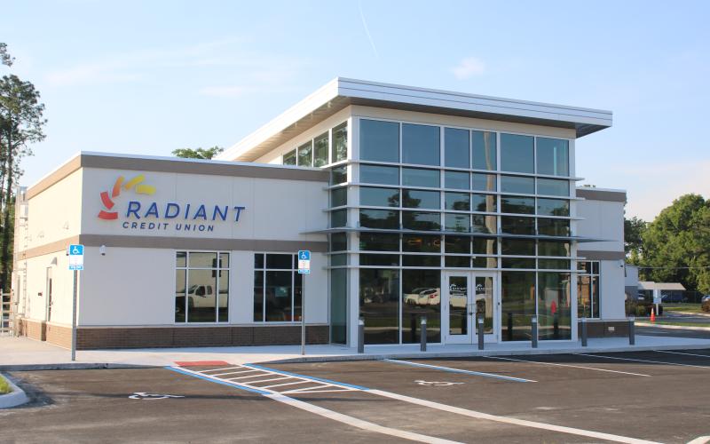 Radiant Credit Union’s new building at 1688 W. U.S. Highway 90 will open the beginning of next week. The credit union will close its current branch today to start the move to the new location. (TONY BRITT/Lake City Reporter)